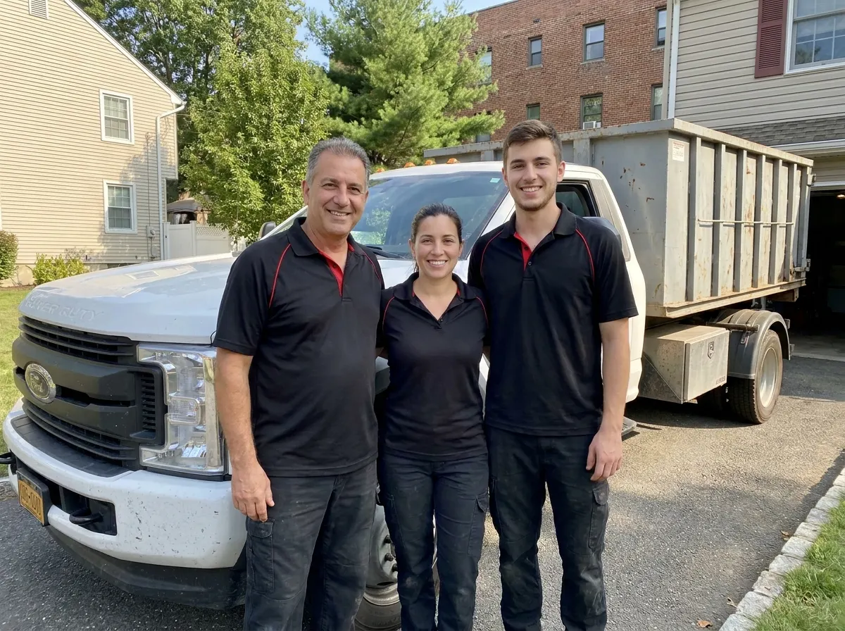 The Harbor Point Dumpster Rental team — dumpster in White Plains, NY